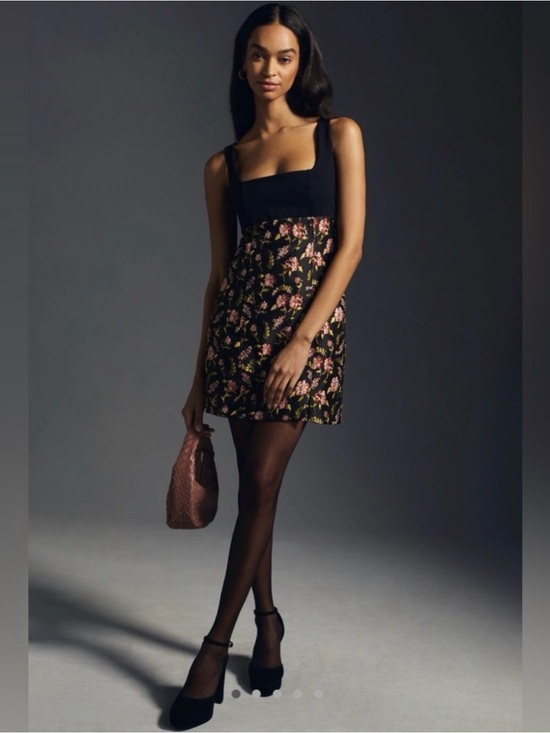 Maeve Dresses & Skirts - NEW Maeve by Anthropologie Square-Neck
Brocade Mini Dress - NWT